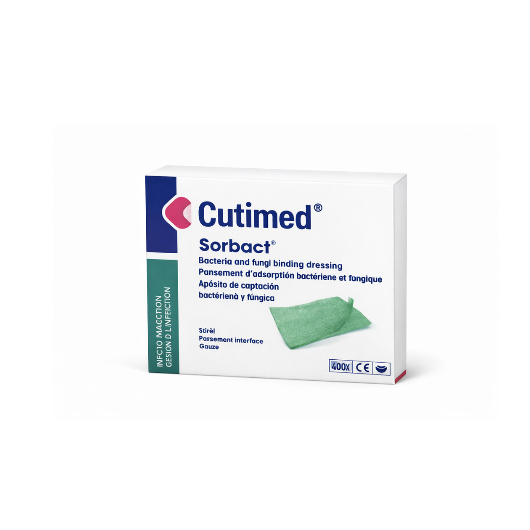 Cutimed Sorbact Swab – 7x9cm – Caixa